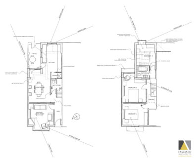 Plans of ground and first floor