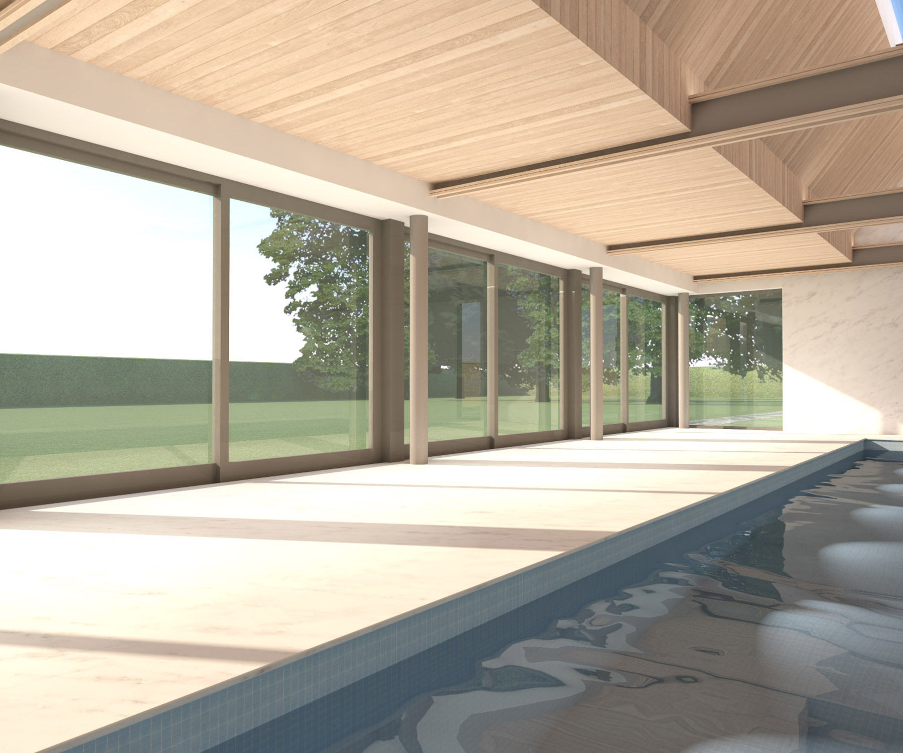Interior of Villa swimming pool
